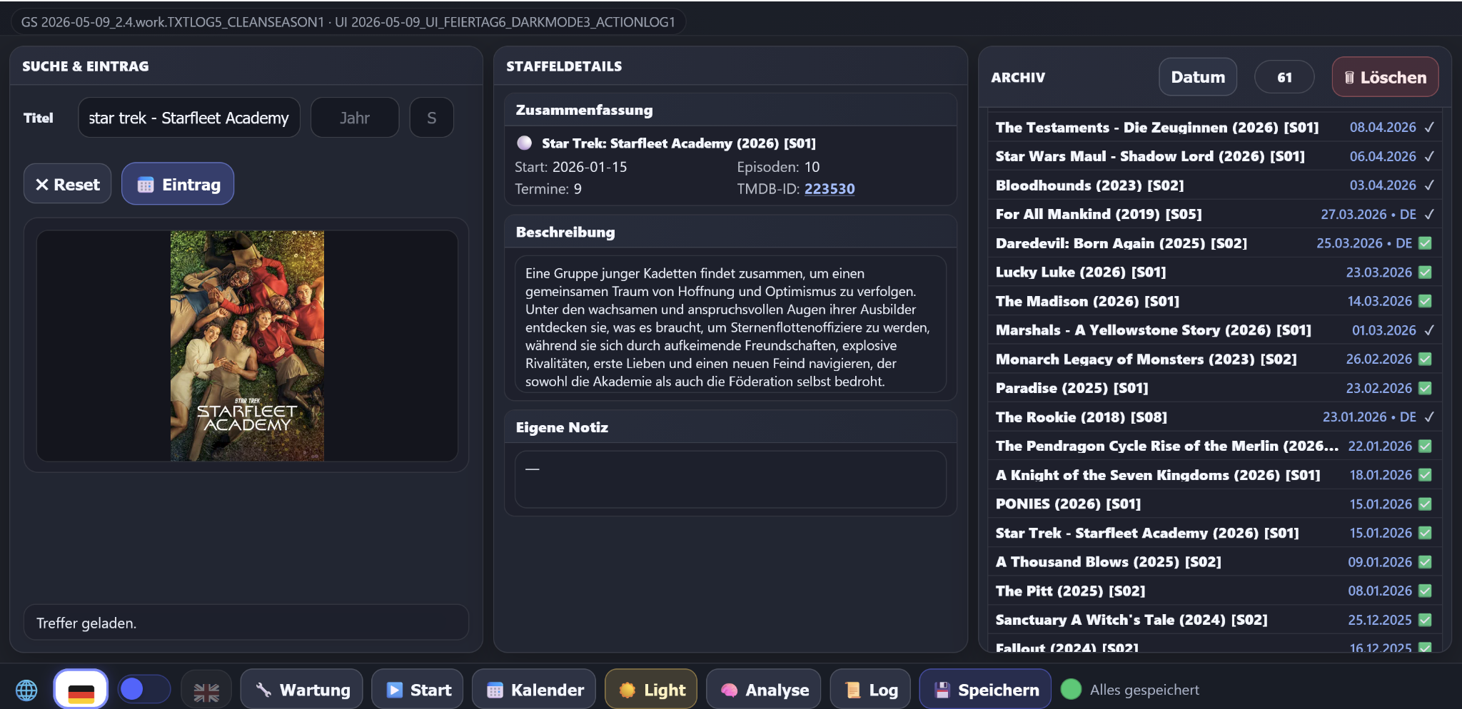 SerKal dark theme